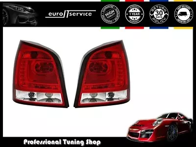 SET TAIL LIGHTS LED VT346 For VW POLO 9N3 2005 2006-2009 RED WHITE • $416.83