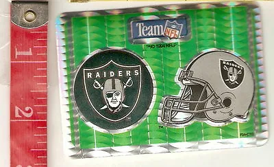 Vintage Lot 6 Prismatic Sticker Sheets NFL Oakland Raiders • $8