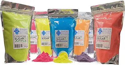 200g Professional Candy Floss Cotton Candy Sugar In 51 Different Flavours Pink • £6.71