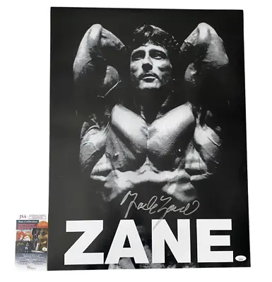 Frank Zane Signed 18x24 Poster 3x Mr Olympia Jsa Coa Arnold Schwarzenegger C • £93.97