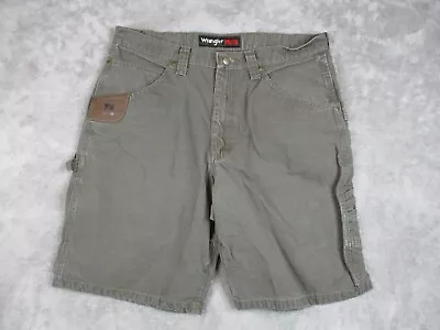 Wrangler Riggs Shorts Mens Ripstop Carpenter Workwear Size 34 • $14