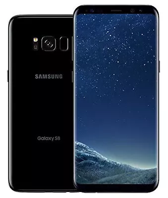 Samsung Galaxy S8+ PLUS 64GB BLACK Unlocked Smartphone • $189.05