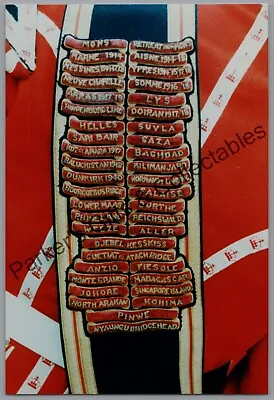 Military Photograph Queens Lancashire Regiment Band Sash With Campaign Names • £3.50