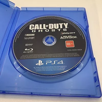 COD Call Of Duty Ghosts Game PS4 Region 4 Free Postage No Manual • $24.99