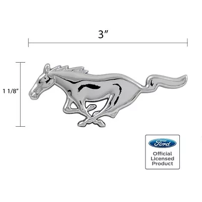 Mustang Running Horse Stick On Interior Emblem Lh • $10.95