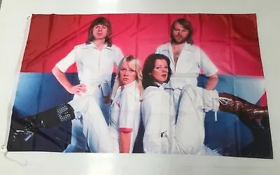 Abba Banner Flag - CD Collection Memorabilia Band Classic Music Waterloo Poster • $39.90