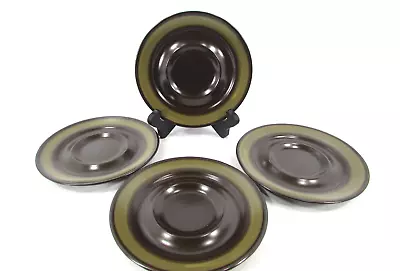 Vintage 70's Mikasa Majorca Terrazo 7502 Saucer Plates 6 1/4  Set Of 4 • $24.95