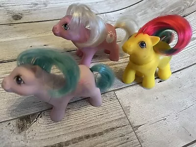 Vintage 1980s My Little Pony Baby Ponies Bundle G1 • £30