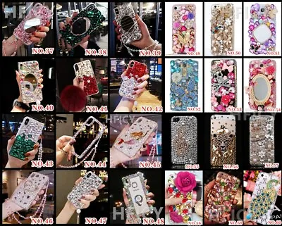 For Apple IPhone 13 Pro Max CaseDiamonds Glitter Rhinestones Gems Girly Covers • $11.98