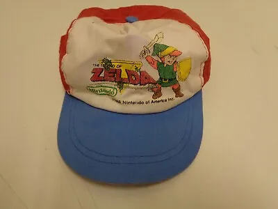 Vintage 1988 Nintendo Legend Of Zelda Baseball Cap Trucker Hat NES • $38