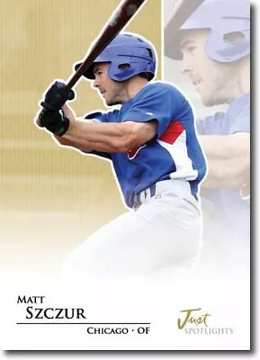 MATT SZCZUR 2011 Just SPOTLIGHTS Rookie Mint GOLD Parallel RC #/100 • $1.75