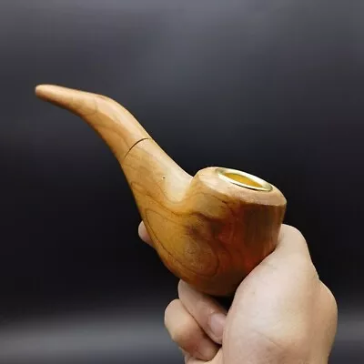 5.1inch Vintage Wooden Smoking Pipes Spoon Shape Unbreakable Hand Pipe Hookah • $16.71