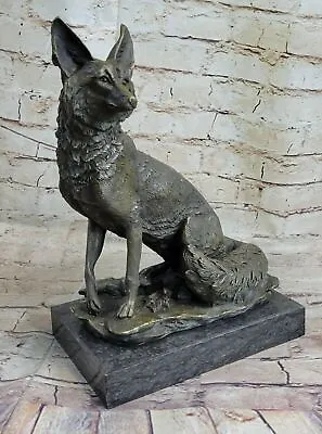 $199.50 • Buy Collector Edition Classic Figurative Fox Bronze Sculpture Figurine Figure Statue