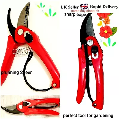 Pruning Shears Secateurs Garden Pruners Hand Tool Plant Cutter Heavy Duty Uk  • £3.79