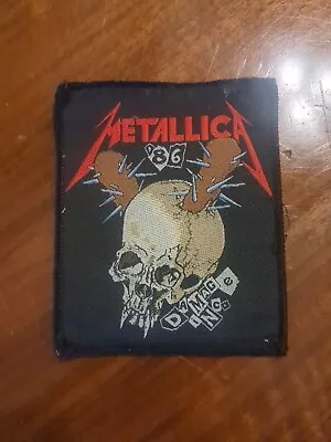 Metallica '86 Damage Inc. Official Vintage Woven Patch • $28