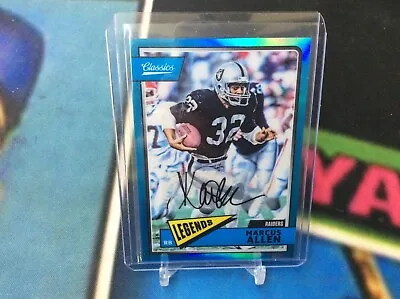 2018 Panini Classics Marcus Allen Auto #3/3 Blue Card Oakland Raiders • $79.99