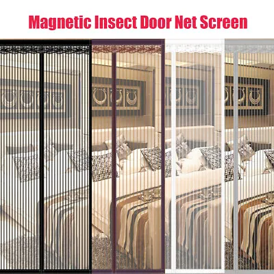 Magnetic Insect Door Net Screen With Full Powerful Magnetic Stripe Free Sticker • $7.99