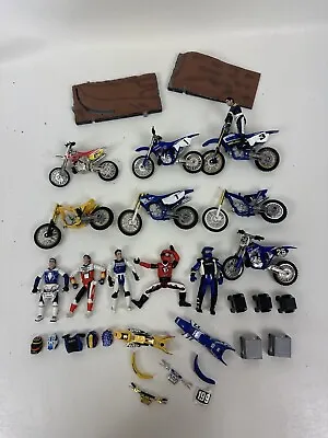 MXS Die Cast Motocross Dirt Bike Rider LOT Road Champs • $199.99