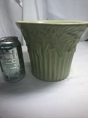 1940s McCoy Pottery Green Ivy And Berries Jardiniere Planter Flower Pot • $65