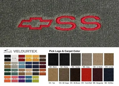 Lloyd Mats Velourtex Camaro SS & Bowtie Custom Logo Front Floor Mats (1996-2002) • $138.99