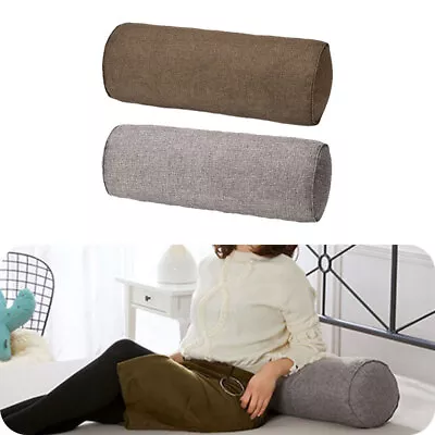 Orthopaedic Bolsters Cotton Linen Relief Roll Pillow Neck Cushion Pain Headrests • £9.99