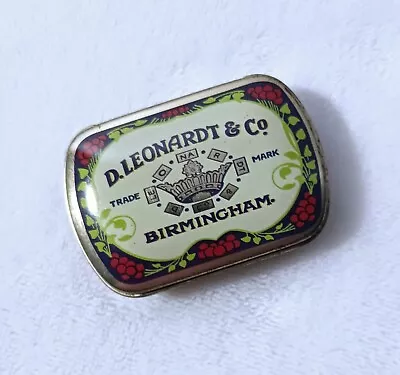 Five Vintage D. Leonardt & Co Birmingham Calligraphy Nibs In Original Tin • $7.95