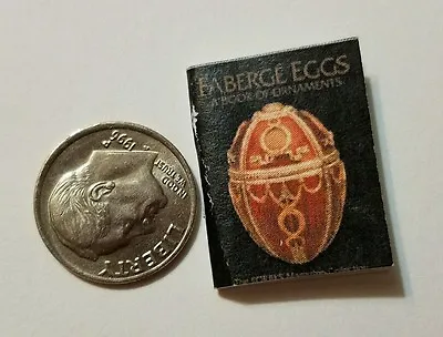 Miniature Dollhouse  Barbie 1/12 Scale Book Jewelry Cartier Faberge Eggs  • $2.99