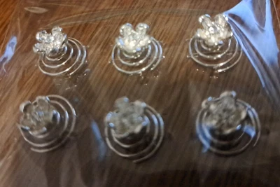 $9.95 • Buy Hair Pins Twists X 6 Spins, Bridal, Wedding, Prom Accessories