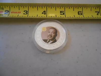 Rare 2018 Martin Luther King Jr. Silver Color Military Challenge Coin Tokens • $14.99