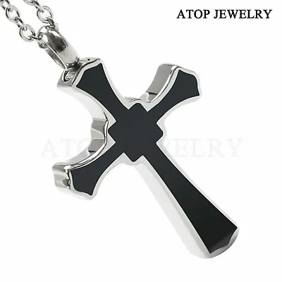 Cross Cremation Jewelry Pendant Keepsake Ashes Memorial Urn Necklace With Tool • $10.99