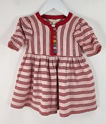 Matilda Jane Heart To Heart Bookworm Dress Toddler Sz 2 Striped Knit NEW • $26.95