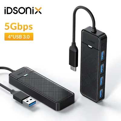 IDSONXI USB C/A Hub Ethernet Multiport Type C Adapter For MacBook Pro Laptop • $19.99