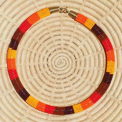 African Maasai Beaded Choker Necklace Ethnic Boho Tribal Masai Massai Mcss36 • $17.97