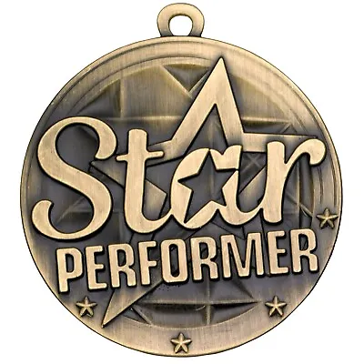 Dance Medal Star Performer 50mm Cheerleading FREE ENGRAVING & RIBBON UK P&P G855 • £3.50