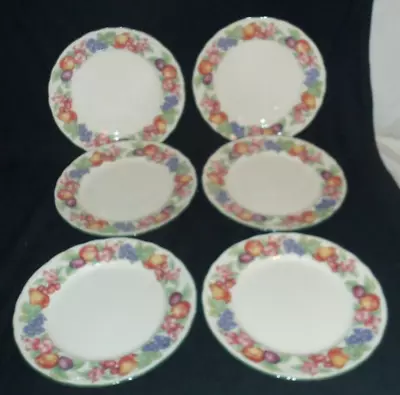 Set Of 6 - MARKET DAY Dinner Plates 10-1/2  Noritake Epoch E801 10.5  • $12.99