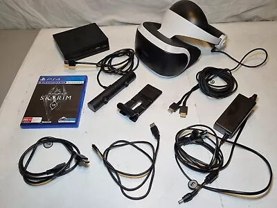 $240 • Buy Playstation 4 PS4 VR Headset CUH-ZVR2 + Skyrim VR Game
