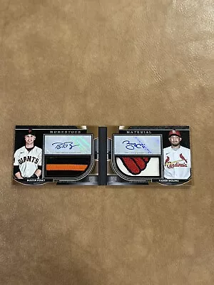 2021 Museum Collection Dual Patch Auto Booklets Yadier Molina Buster Posey /5 • $675