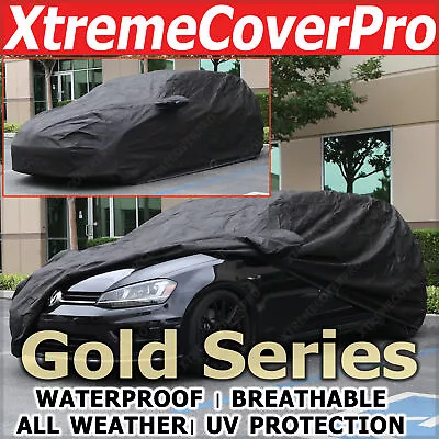 2020 2021 2022 Volkswagen GOLF WATERPROOF CAR COVER W/MIRROR POCKET BLACK • $74.99