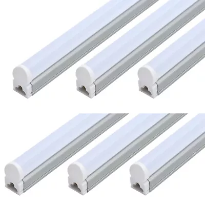 6 Pack LED Shop Light 4FT T5 20W Ceiling Fixture 6500K Super Bright White • $42.89