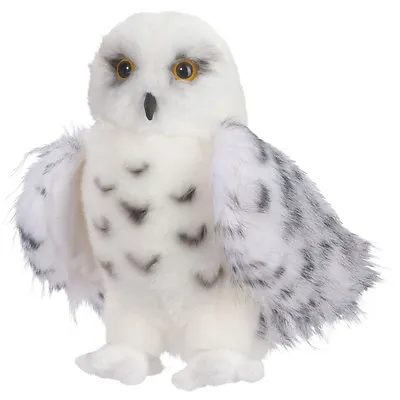 Douglas Wizard Snowy Owl Plush Stuffed Animal Toy 8  White Hedwig Child Cuddle • $15.95