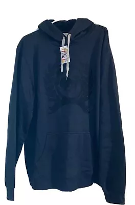 Cinch Men's Black On Black Logo Sweatshirt Hoodie Brand New Size LG  MWK1206021 • $42