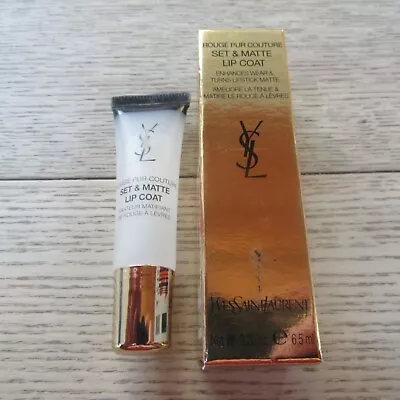 YSL YVES SAINT LAURENT Rouge Pur Couture Set & Matte Lip Coat 6.5ML. • £7.99