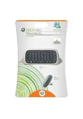 Official Microsoft Xbox 360 Headset & Keyboard Messenger Kit Chat Pad AZERTY • £9.99