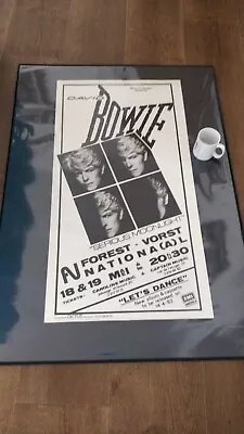 £300 • Buy Rare Original 1983 David Bowie - Serious Moonlight (Belgium 1983) Poster.