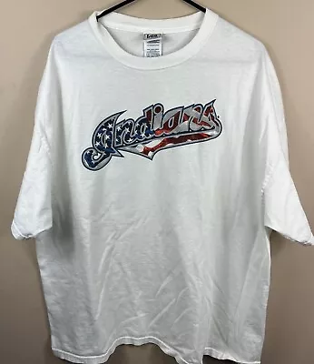 Cleveland Indians Grady Sizemore 24 Jersey Tshirt 2XL Lee Sport American Flag • $18