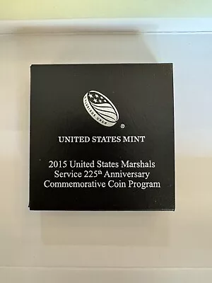 2015 US Mint Marshals 225th Anniversary Proof Silver Dollar Coin W/Box & COA • $30