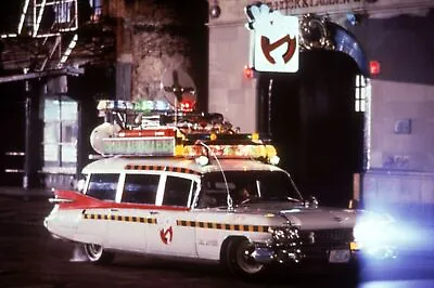 1984 Ghostbusters Movie Silk Canvas Poster Ecto 1 Leaving The Firehouse • $7.24