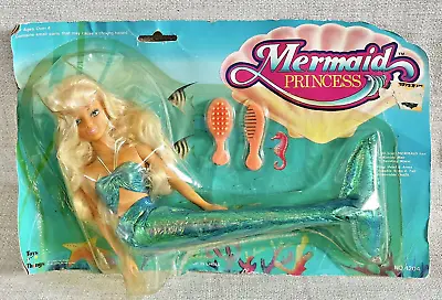 Vintage Toys N Things Toys R Us Mermaid Princess Doll Box Bootleg Barbie Fakie • £17.50