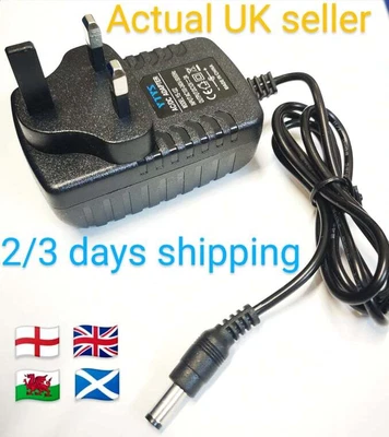 £10.89 • Buy 12v Yamaha Dd55/dd-55 Dd65/dd-65 Drum Pad Ac Adaptor Power Supply Charger Plug