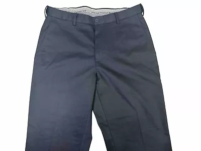 Haggar Men’s Iron Free Premium Straight Fit Khaki Pants Size 34x30 • $15.99